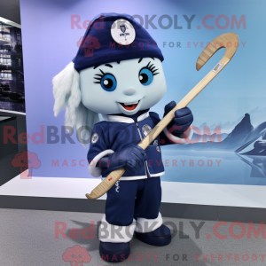 Navy Ice Hockey Stick...