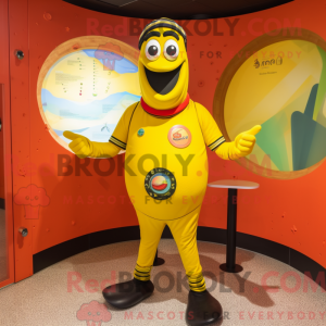 Yellow Paella mascot...