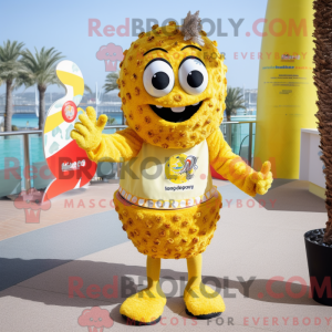 Yellow Paella mascot...