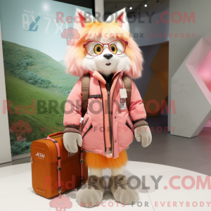 Peach Lynx Maskottchen...