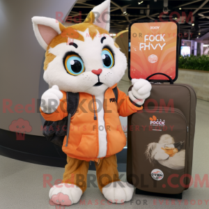 Peach Lynx Maskottchen...