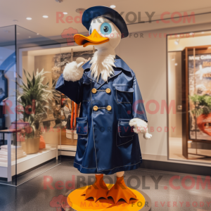 Navy Goose mascot costume...