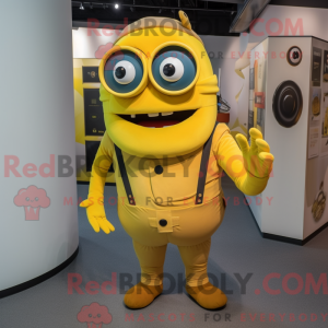 Yellow Cyclops mascot...