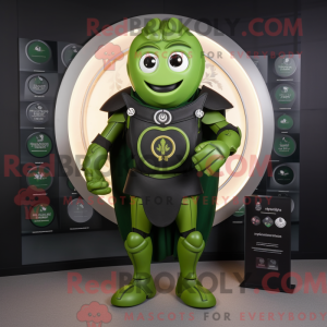 Olive Celtic Shield maskot...