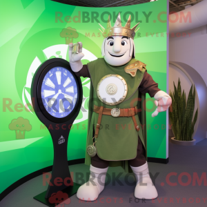Olive Celtic Shield maskot...