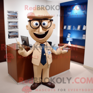 Beige Attorney mascot...