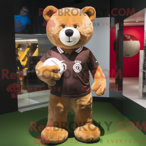 Brown Teddy Bear mascot...