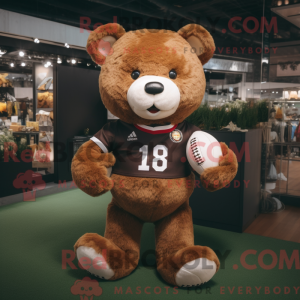 Brown Teddy Bear mascot...