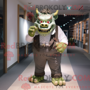 Ogre-mascottekostuumkarakte...