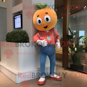 Peach Meatballs mascot...