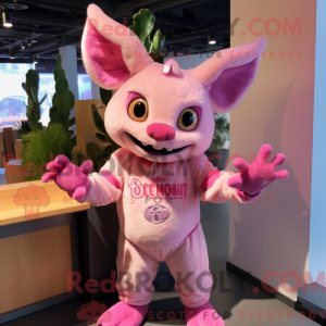 Pink Chupacabra maskot...