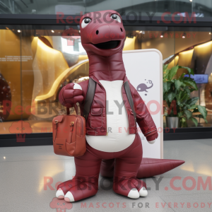 Maroon Diplodocus máscara...