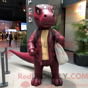 Maroon Diplodocus máscara...