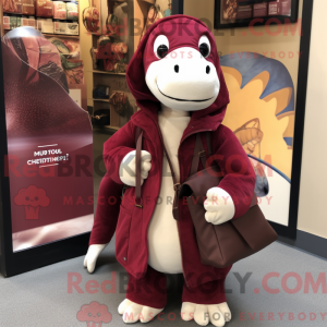 Maroon Diplodocus máscara...
