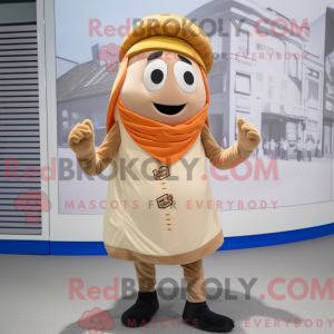 Tan Shakshuka mascot...
