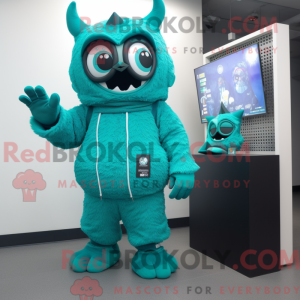 Figura de máscara Teal...
