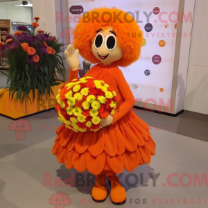 Buquê de flores laranja...
