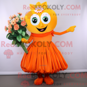 Orangefarbener Blumenstrauß...