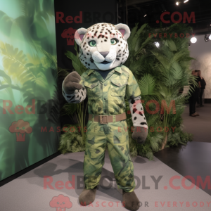 Green Leopard mascot...