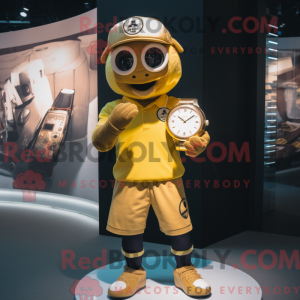 Gold Wrist Watch mascot...