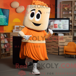 Orange Shepard S Pie mascot...