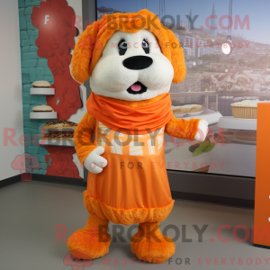 Orange Shepard S Pie mascot...