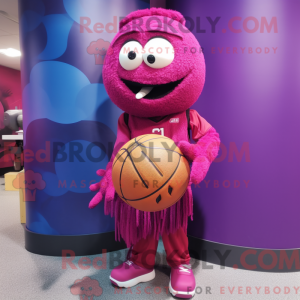 Magenta Basketball Ball...