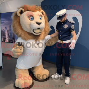 Navy Tamer Lion mascot...