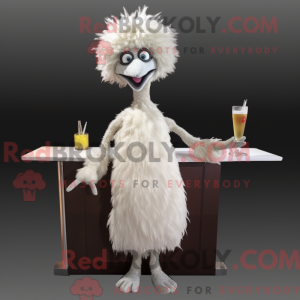 White Emu mascot costume...