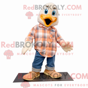 Peach Albatross mascot...