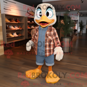 Peach Albatross mascot...