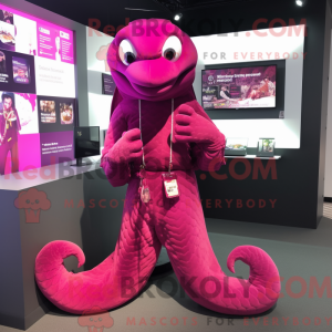 Magenta Anaconda maskotka...