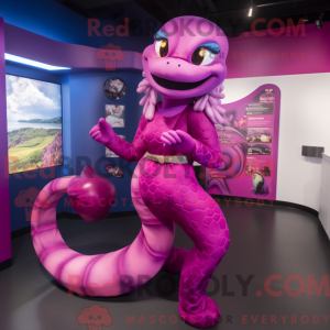 Magenta Anaconda maskotka...