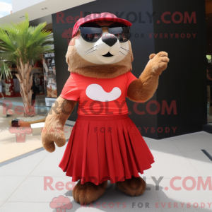Costume mascotte de Loutre...