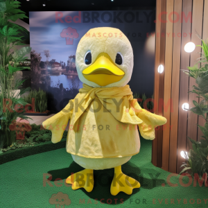 Lemon Yellow Gosling mascot...