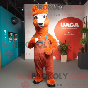 Rust Llama maskot kostume...