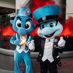 Sky Blue Fire Eater máscara...