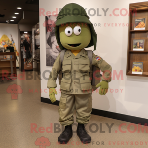 Olive Army Soldier...