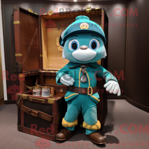 Figura de máscara de Teal...