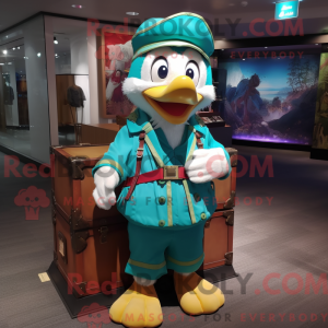 Figura de máscara de Teal...
