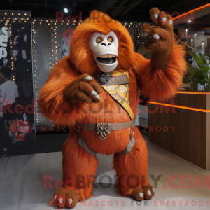 Orangutan mascot costume...