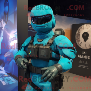 Cyan Marine Recon máscara...