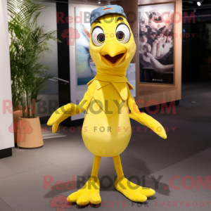 Citrongul spætte maskot...
