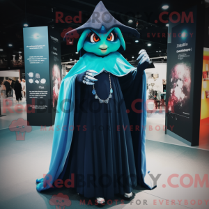 Cyan Witch Maskottchen...