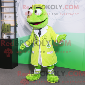 Lime Green Doctor maskot...