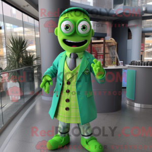 Lime Green Doctor maskot...