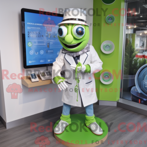 Lime Green Doctor maskot...