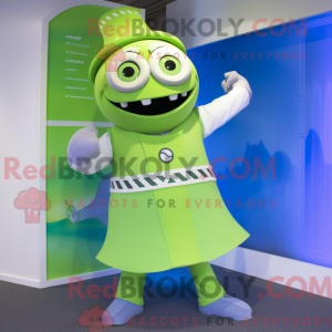 Lime Green Doctor máscara...