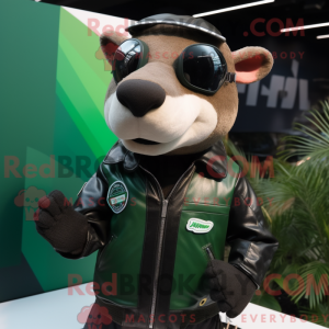 Forest Green Tapir mascot...