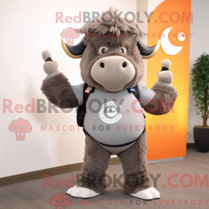 Costume mascotte de bison...